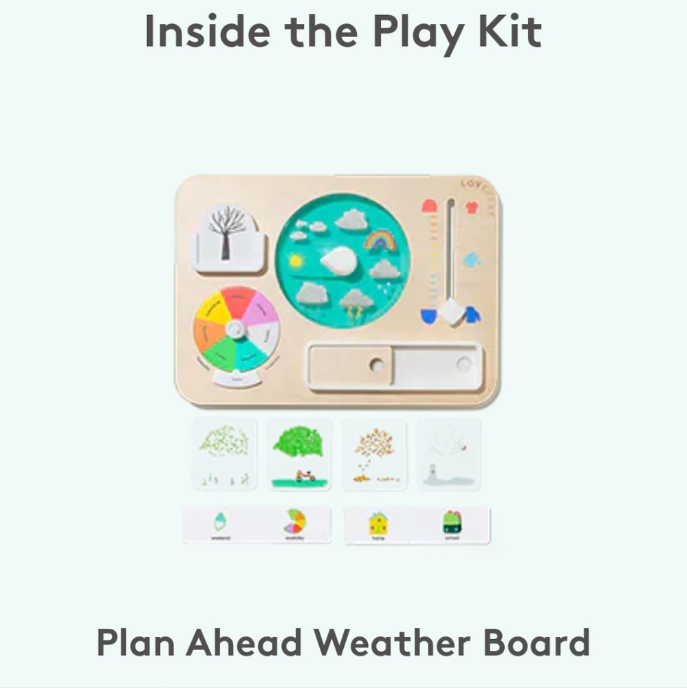 Lovevery weather board toy